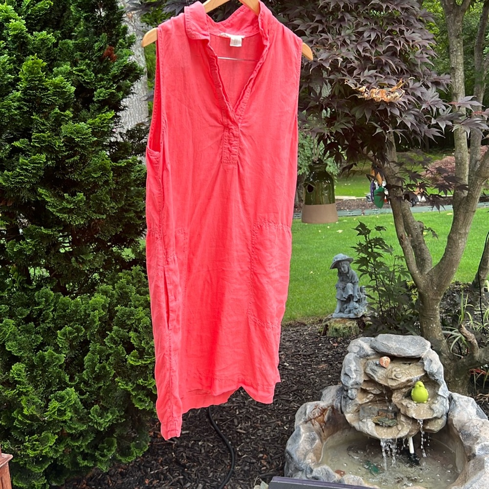 C&C California linen dress